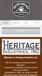 Mobile Screenshot of heritageindustries.net